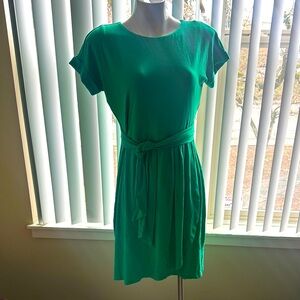 Green Belted Dress